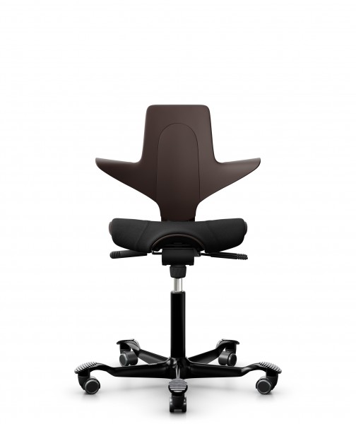 HAG Capisco Puls 8020 Cura 60999 braun/schwarz - Sonderedition aus recycelten Schneepflugmarkern